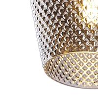 QAZQA Art Deco plafondlamp messing met smoke glas - Karce - thumbnail