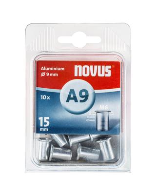 Novus Blindklinkmoer M6 X 15mm | Alu SB | 10 stuks - 045-0043 045-0043 Novus Blindklinkmoer M6 X 15mm | Alu SB | 10 stuks - 045-0043 045-0043