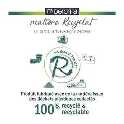 Bloempot - DEROMA - Vaso Save R - 58L - 48cm - Wit