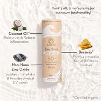 Suntribe Zonnebrandstick - zinc - sport - spf 30 - original white - thumbnail