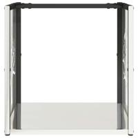 Brandhoutrek 40x40x40 cm roestvrij staal - thumbnail