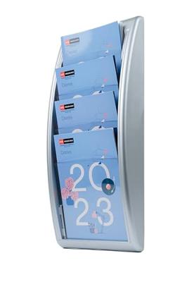 Paperflow wandfolderhouder zilver