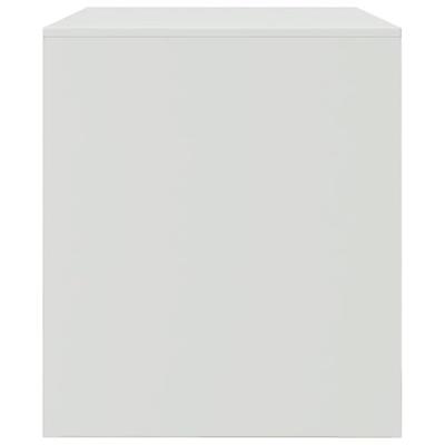 Tv-meubel 67x39x44 cm staal wit