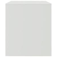 Tv-meubel 67x39x44 cm staal wit - thumbnail