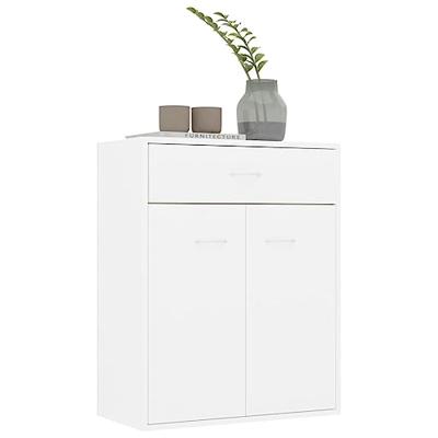 VidaXL Dressoir 60x30x75 cm bewerkt hout wit