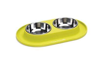 BZ SILICONEN RVS DINERSET GRN 31X19