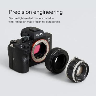 Urth Lens mount adapter: compatibel met M42 lens naar Sony E camera body (verlengbaar) Urth Lens mount adapter: compatibel met M42 lens naar Sony E camera body (verlengbaar)