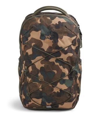 The North Face Jester Rugtas Utility Brown Camo Texture Print - New Taupe Green 28L