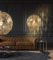 Stars of Light Gouden design hanglampSkoura Ø 50cm - 39756 - thumbnail
