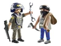 Playmobil® Duopack 71505 politie-eenheid & bandiet met accessoires - thumbnail