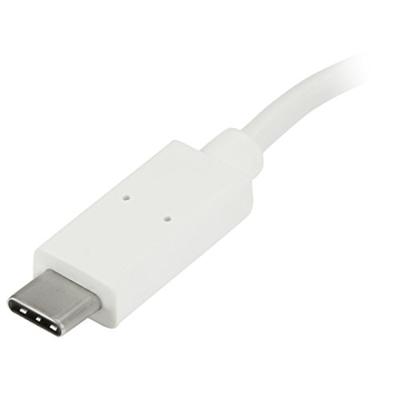 StarTech.com 4 Port USB-C Hub met 1x USB-C & 3x USB-A Poorten (SuperSpeed 5Gbps) - USB Bus Powered - Mobiele USB 3.0 Adapter Hub - USB 3.1 Gen 1/USB 3.2 Gen 1 Type-C - Wit