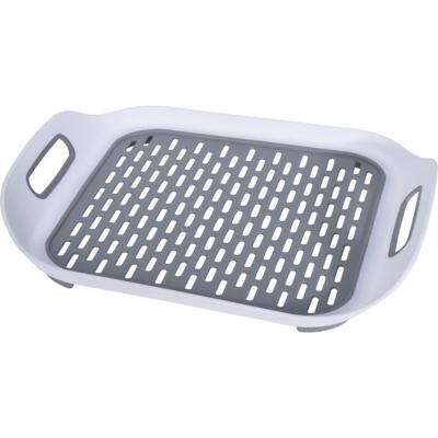 Excellent Houseware Gootsteenmat met handgrepen 38x30cm