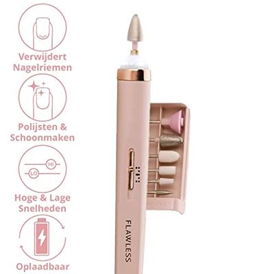 Finishing Touch Flawless Salon Nails - Elektrische nagelvijl - Professionele manicurekit voor thuismanicure-ervaring Finishing Touch Flawless Salon Nails - Elektrische nagelvijl - Professionele manicurekit voor thuismanicure-ervaring