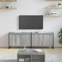 TV-kast Grijs Sonoma 140 x 36 x 49.5 cm Bewerkt hout - thumbnail