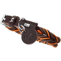 HUNTER Hondenhalsband Solid Education Cord, bruin, Maat: 55 - thumbnail