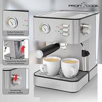 Profi Cook PC-ES 1209 Espressomachine met filterhouder RVS 850 W - thumbnail