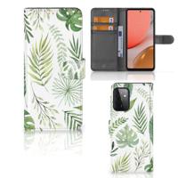 Samsung Galaxy A72 Hoesje Leaves - thumbnail