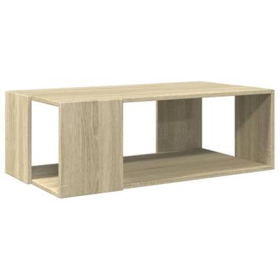 Salontafel 89,5x48x30 cm bewerkt hout sonoma eikenkleurig