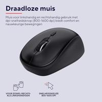 Trust Ody II draadloos stil toetsenbord en muis, qwerty - thumbnail