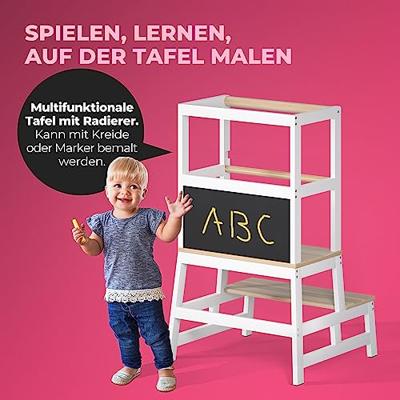 Speeltoren Leertoren Barn Wit Naturel grenenhout