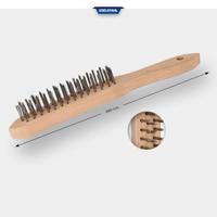 Brilliant Tools BT706003 Roestvrijstalen handborstel 3 rijen, 290 mm - thumbnail