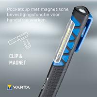 Varta 17647101421 Work Flex Pocket Light Penlight werkt op batterijen LED 230 mm Grijs, Blauw - thumbnail