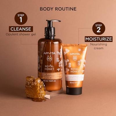 Apivita Royal Honey Shower Gel with Essential Oils 500ml