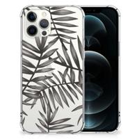 iPhone 12 Pro Max Case Leaves Grey - thumbnail