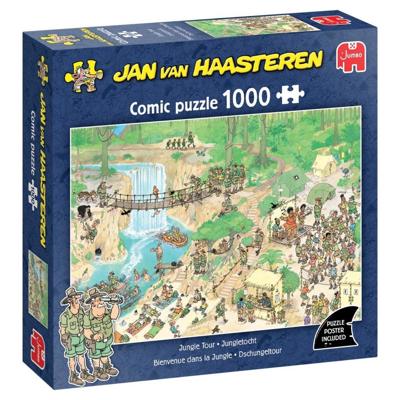 Jumbo Jan Van Hasteren Puzzel De Jungletocht 1000 Stukjes + Poster
