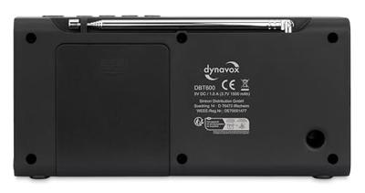 Dynavox Wereldontvanger DAB+, FM Bluetooth, DAB+ Zwart - thumbnail