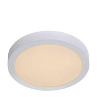 Lucide BRICE-LED - Plafonnière Badkamer - Ø 30 cm - LED Dimb. - 1x30W 3000K - IP44 - Wit - thumbnail
