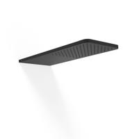 Hoofddouche Tres Wand 21x55 cm Ronde Hoeken Mat Zwart - thumbnail