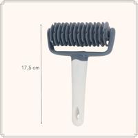 OTIX Deegroller met Ruitvorm Rasterroller Deegsnijder 17,5 cm - thumbnail