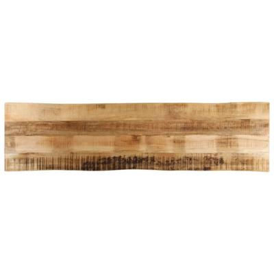 Tafelblad met natuurlijke rand 160x40x2,5 cm massief mangohout