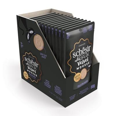 Schesir after Dark Velvet mousse kip en eend 80g