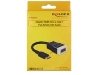 DeLOCK HDMI-mini C > VGA adapter - thumbnail