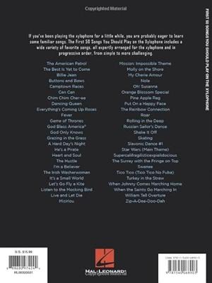 Hal Leonard First 50 Songs You Should Play on Xylophone songboek voor xylofoon