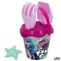 Strandspeelgoedset My Little Pony Ø 14 cm Polypropyleen (24 Stuks) - thumbnail