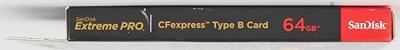 Sandisk CFexpress Extreme Pro 64GB 1500/800MB/s type B - thumbnail