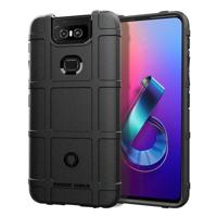 Schokbestendige beschermer cover volledige dekking silicone case voor ASUS Zenfone 6 (zwart) - thumbnail