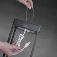 KonstSmide Zwarte tafellampRavello oplaadbaar - 7811-750 - thumbnail