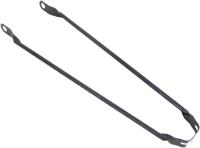 spatbordstang 28 mat zwart - thumbnail