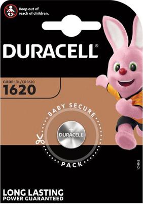 Duracell Knoopcel CR1620 3 V 1 stuk(s) 75 mAh Lithium DL1620
