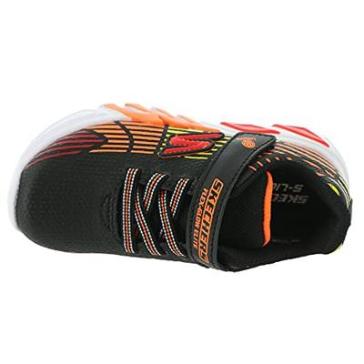 Skechers Flex-Glow Elite 400135N/BKMT Zwart / Oranje-21 maat 21