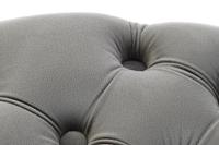 Voetensteun DKD Home Decor Grijs Polyester Hout MDF (78 x 78 x 40 cm) - thumbnail