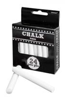 Amscan Schoolbordkrijt wit 7,5 cm 24 stuks | 24 stuks - thumbnail
