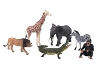 Mojo wildlife wilde dieren safari speelset, 6dlg. - 380026 - thumbnail