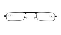 Extra platte leesbril INY G5300 pen (9 mm)-Zwart-+1.50 - thumbnail