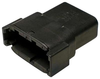 TE Connectivity DTM04-12PB Male behuizing (kabel) DTM Totaal aantal polen: 12 Inhoud: 1 stuk(s)