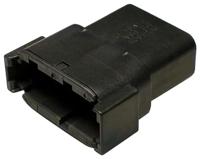 TE Connectivity DTM04-12PB Male behuizing (kabel) DTM Totaal aantal polen: 12 Inhoud: 1 stuk(s) - thumbnail